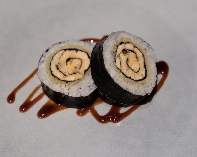 Tempura Maki Med Laks (6 stk.)